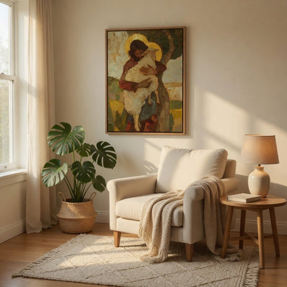 Parable of The Lost Sheep V - Canvas