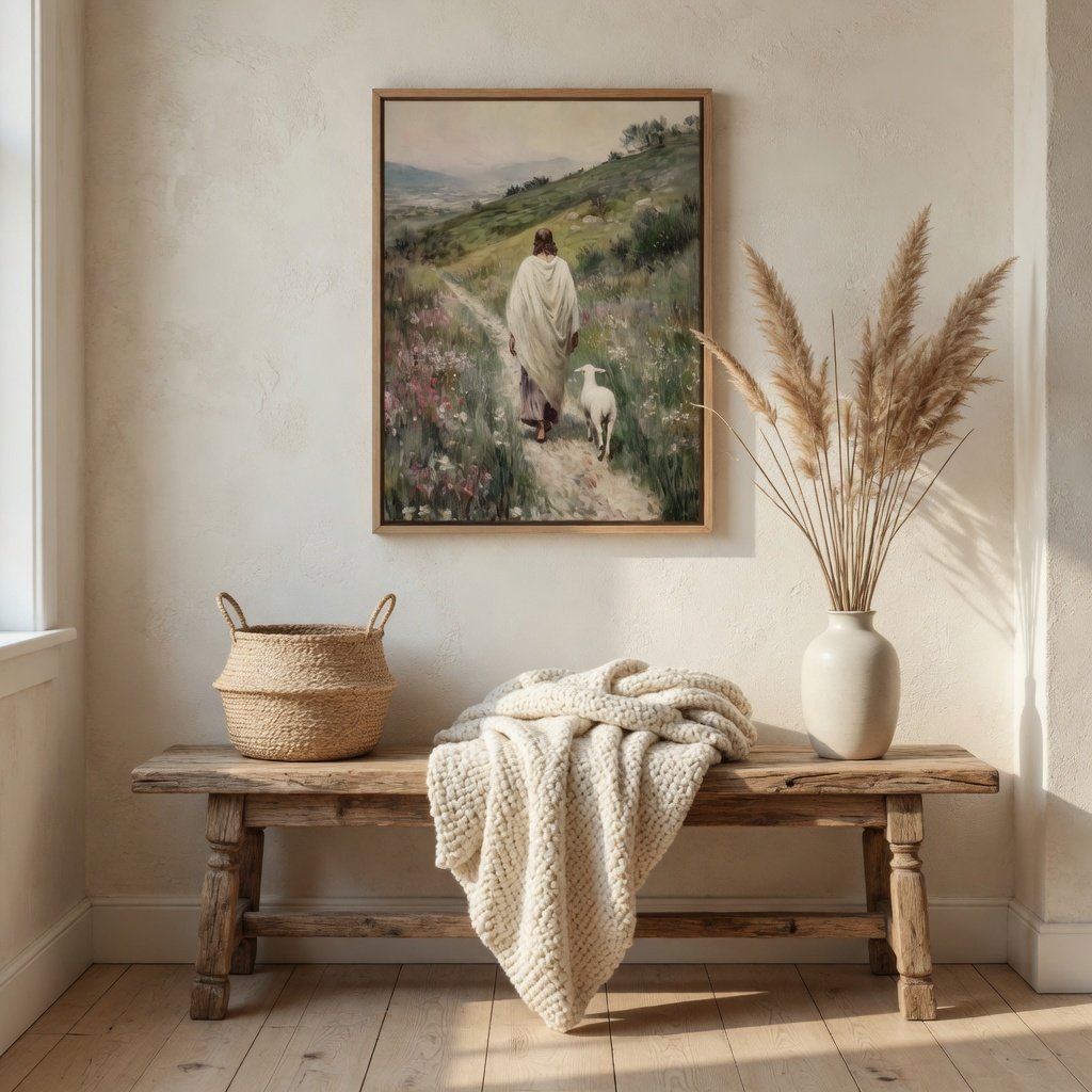 Parable of The Lost Sheep VI - Canvas