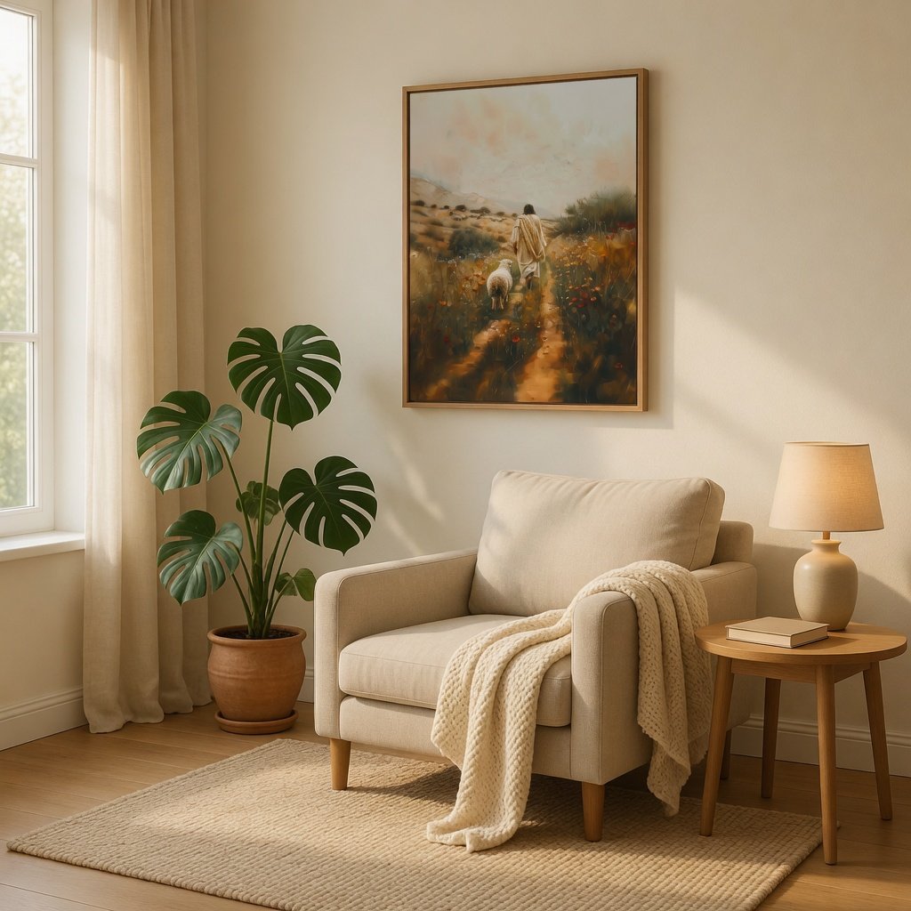 Parable of The Lost Sheep II - Canvas