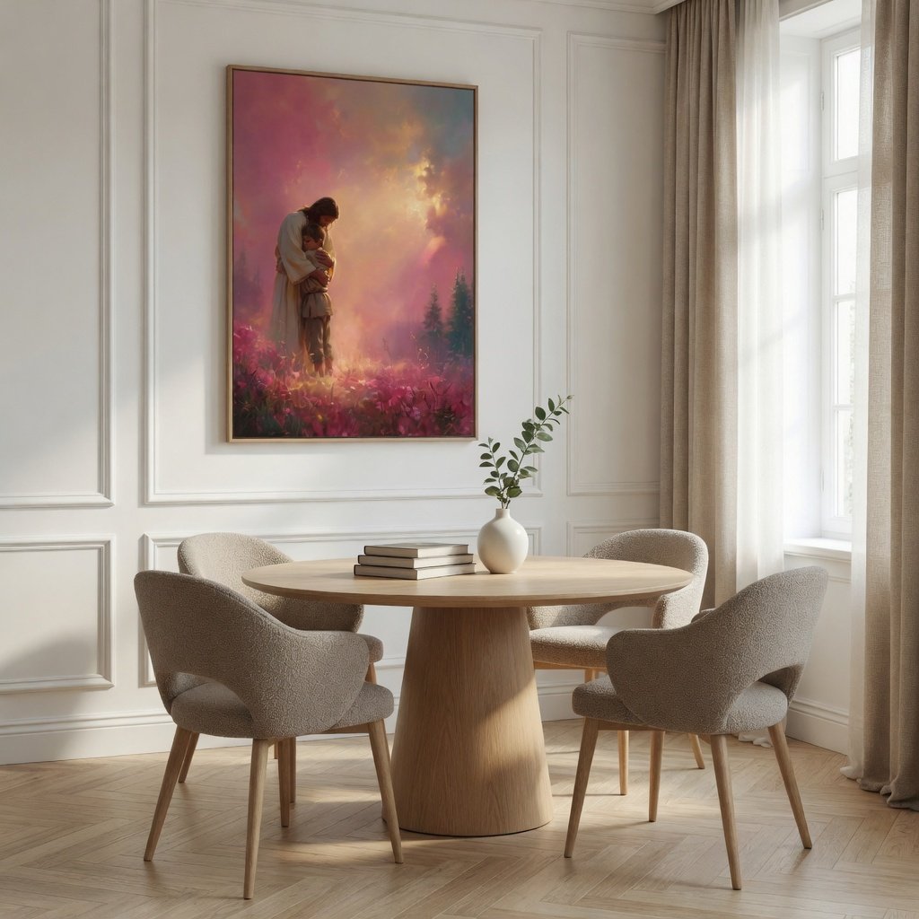 Jesus Holds You Close - Canvas