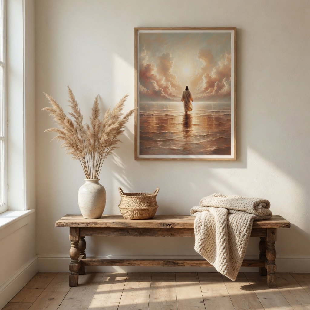 Jesus Walking on Water V - Canvas