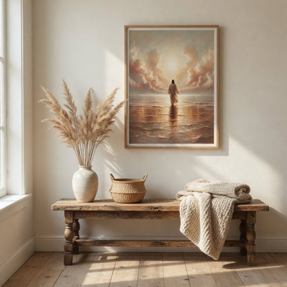 Jesus Walking on Water V - Canvas