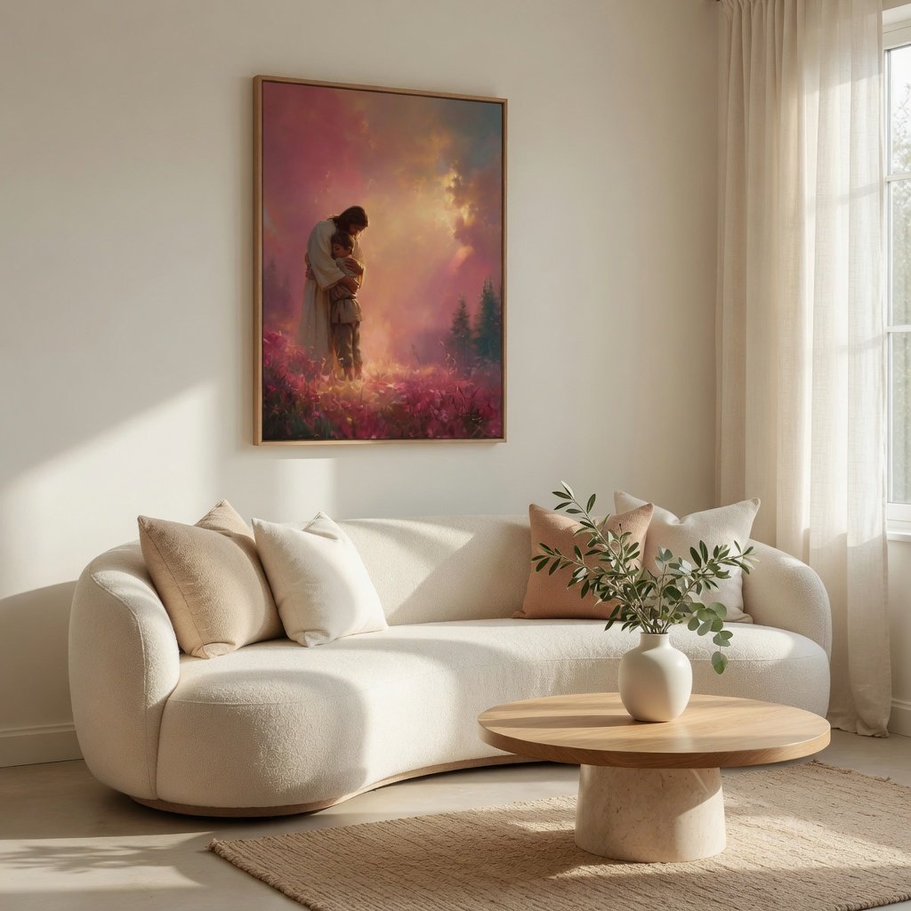 Jesus Holds You Close - Canvas